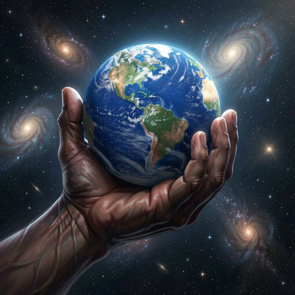 MatthewBis42168's tweet photo. I think academics are to quick to dismiss the idea that there was some creative force that made Earth, all life and eventually us. Chances of first organic molecules, astronomical. If Earth had no moon or axial tilt, life difficult. I can believe something was behind all that. https://t.co/5pCSqu89tD