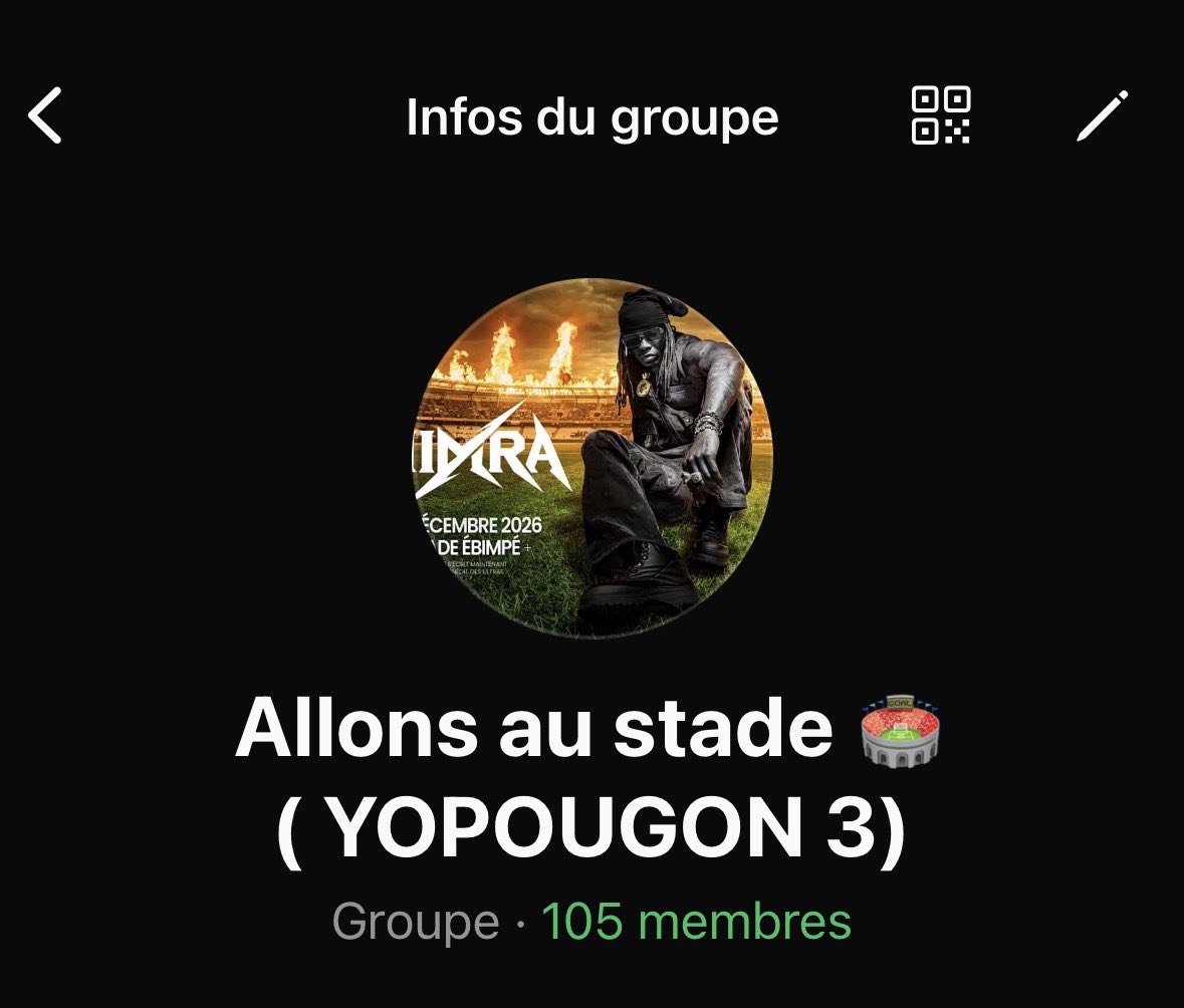 😳 Le 1er groupe de Yopougon pour Ebimpé est complet.

Le 2e groupe aussi est encore  complet… vous êtes clairement incontrôlables ! 🔥🏟️

Face à la forte mobilisation, on est donc obligés d’ouvrir un 3e groupe pour Yopougon. 🚍🇨🇮

Si tu veux faire partie du déplacement et