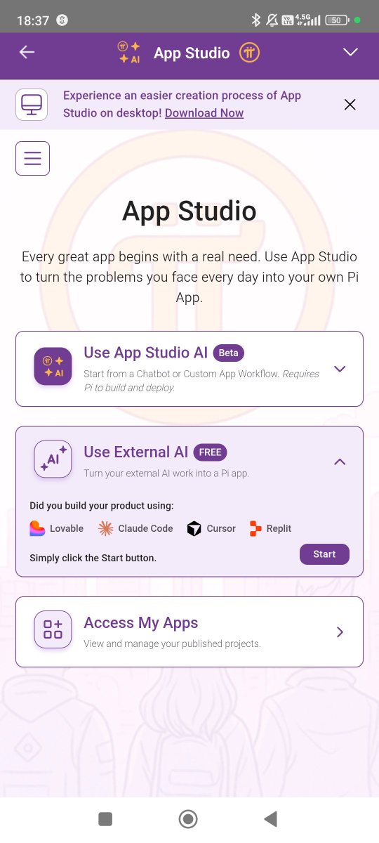 The vision is becoming reality! 🔥 The new Pi App Studio update isn't just a simple "feature"—it's a massive structural reform. <a href="/PiCoreTeam/">Pi Network</a> is evolving the network from a closed ecosystem into a global developer highway. Let's break down the big picture: 🧵👇 #PiNetwork