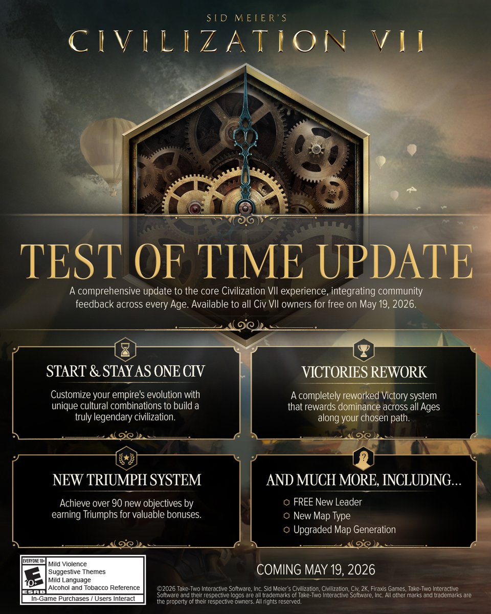 Sid Meier's Civilization VII tweet media