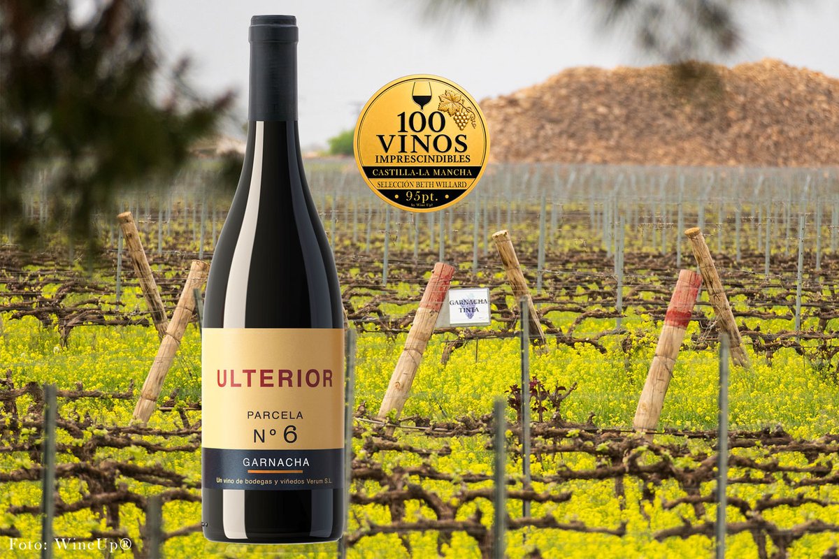 verumbodegas's tweet photo. En la edición 2026 de los "100 vinos imprescindibles de Castilla-la Mancha" seleccionados para Beth Willard, obtuvimos una de las puntuaciones más altas con ULTERIOR PARCELA Nº 6 GARNACHA. La selección se realizó en cata ciega, lo que le da más valor aún. 
https://t.co/8ncb7GQkRt https://t.co/7wC1q9QQzX