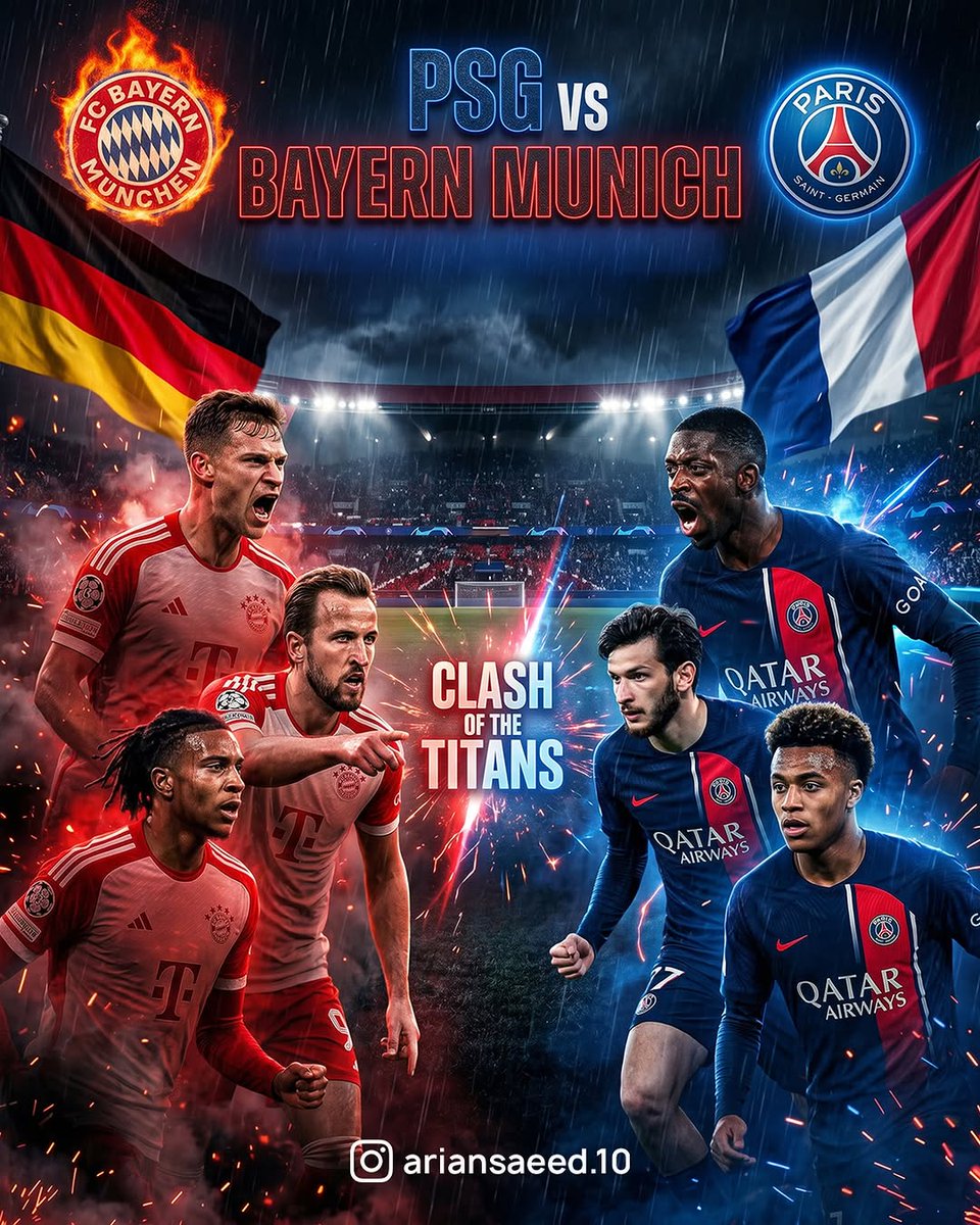 SheviSantos's tweet photo. The perimeter at the Allianz Arena has been breached. ⚔️

We are entering a full-scale theater of war, where the heavy artillery is zeroed in on the goalmouth and elite shock troops are preparing for a brutal, high-intensity push across the midfield. https://t.co/iMd5N56KjZ