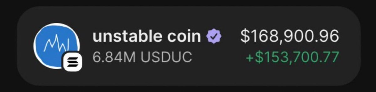 Giving away $888 $USDUC to 5 people that are not in the cabal

To enter:
- Follow <a href="/Mystayor/">Mystayor 兽 💹🧲</a> 🔔

- Drop your $SOL address 👇🏻

- All members of cabal got the insider info and made thousands of dollar  (t.me/wearethecabal)

4x winners ($222 each) ~ 24 hours⏳