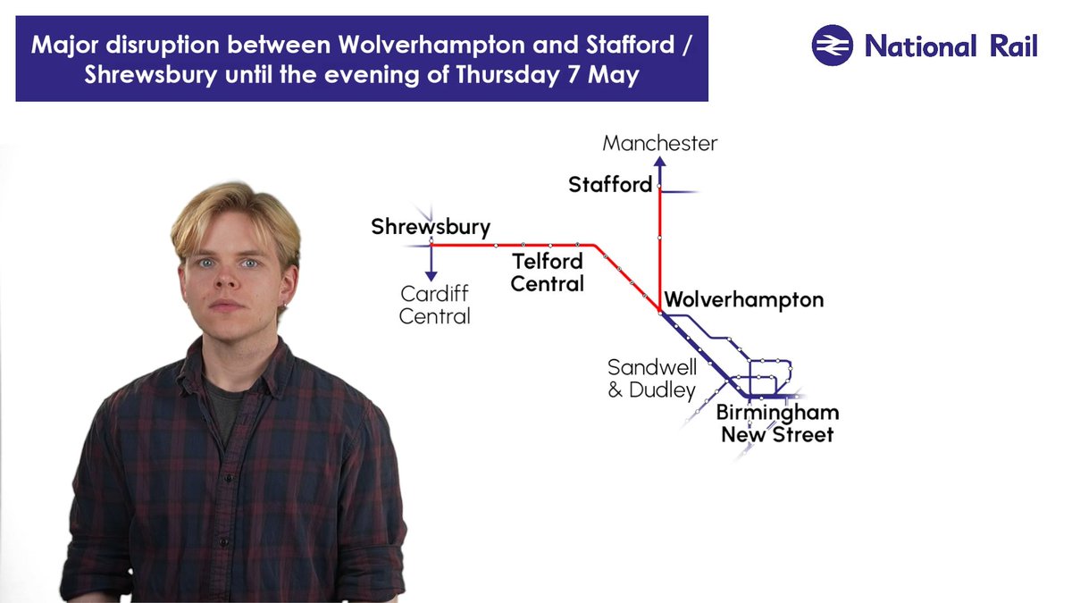 nationalrailenq's tweet photo. @AvantiWestCoast @CrossCountryUK @LNRailway @tfwrail @WestMidRailway 🎥 #Bilbrook - The visual disruption map video has been updated
#DisruptionVideos
ℹ️ Full video can be found here: https://t.co/FYbFgnOier https://t.co/45zUena6RP
