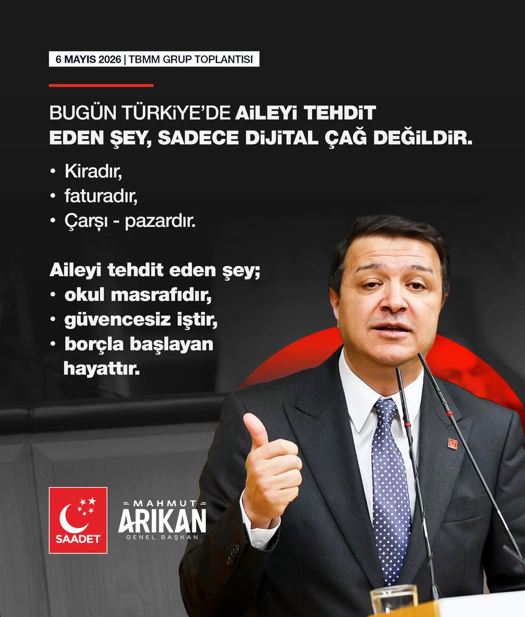 “Bugün Türkiye’de aileyi tehdit eden şey, sadece dijital çağ değildir!”

<a href="/mahmutarikansp/">Mahmut Arıkan</a>
