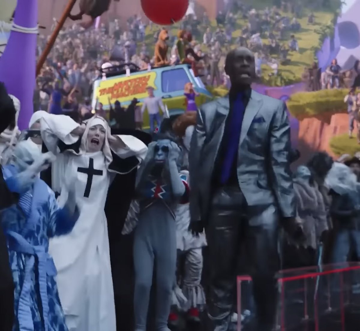 Lulamaybelle's tweet photo. The best thing to happen from #SpaceJamANewLegacy/ #SpaceJam2, which featured the nuns from Ken Russell’s The Devils as background extras. https://t.co/Iq5Zo6hhiy