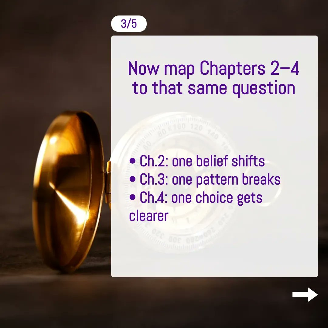 KirkpatrickLs's tweet photo. If Chapter 1 is a promise, Chapters 2–4 are the proof.

Want the WISDOM© Method template to do this fast?
Book a call with me: https://t.co/f6p28S0HcX

#writingcoaching #authoritybook #WISDOMMethod #chapterplanning https://t.co/U0mAqqfRIT