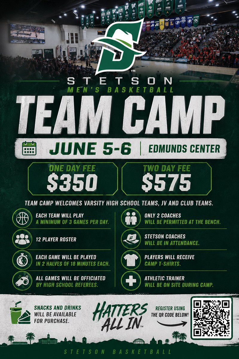 Stetson Men’s Basketball🌴 tweet media