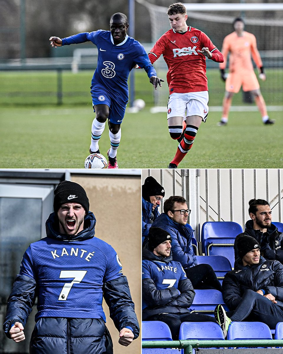 That time N’Golo Kanté made his return for Chelsea’s U21s after months out with an injury...

Mason Mount and Thiago Silva were there to support 👏

Mount even wore Kanté’s shirt from the stands 👕
