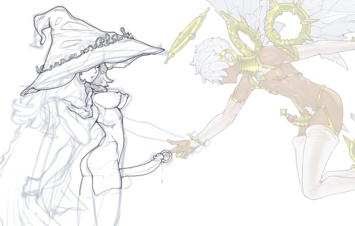 tailbox_art's tweet photo. i've been told to post wips and hashtag like its twentytens so #wip #offcanoncharacterpullingrannisprincealbert #whitepubichair https://t.co/yNlXfUlKSm