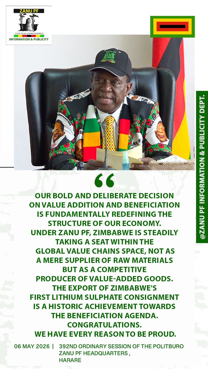 ZANU PF tweet media