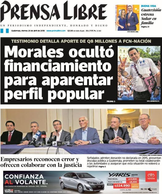 <a href="/industriaguate/">Cámara de Industria de Guatemala</a> Algo que olvidó hacer Consuelo Porras, y ustedes olvidaron decirle.

Pero tranquilos, si se portaron bien no tendrán que volver a pedir disculpas, además modificaron la ley para aceptar cargos y poner cara de no lo vuelvo a hacer "por la vida de mi madre que está muerta".