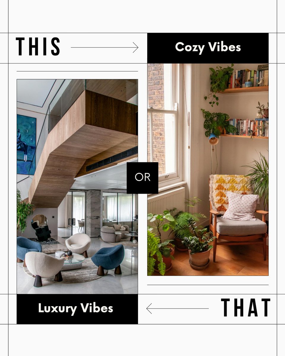 AndrewEnk's tweet photo. When you picture your dream home… what’s the first feeling that comes to mind: Cozy nights in or a full luxury vibe? No overthinking, just your gut answer 👀👇 #thisorthat #homevibes #realestatefun #dreamhome #homestyle #housegoals #designinspo https://t.co/s8g0jp3eX4