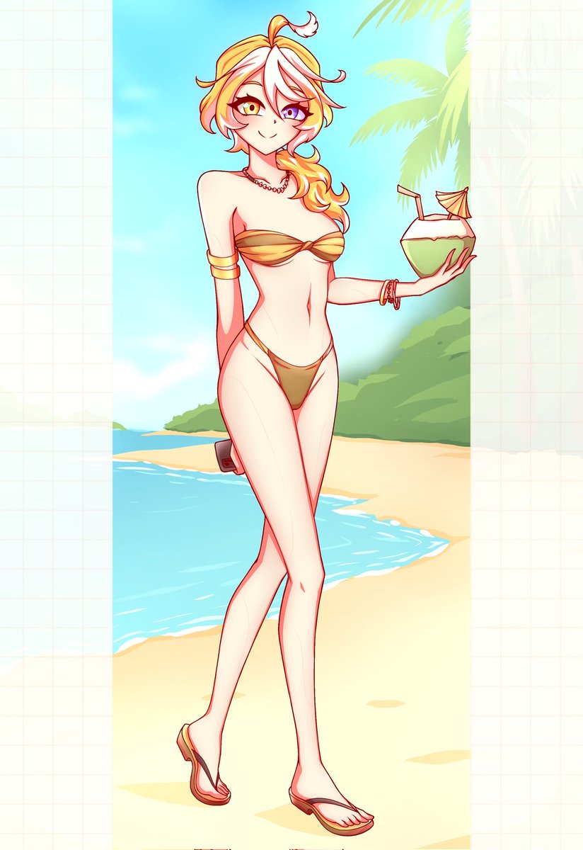 KIRASAKI_IF's tweet photo. 🏖หน้าร้อนอะไรไม่อยากรู้จัก
แต่เธอน่ารักจังอยากจักจังครับ🏖
Artist:RENTOisSIMp
#ZoryaART @Zorya_star https://t.co/Pq4NggzGVC