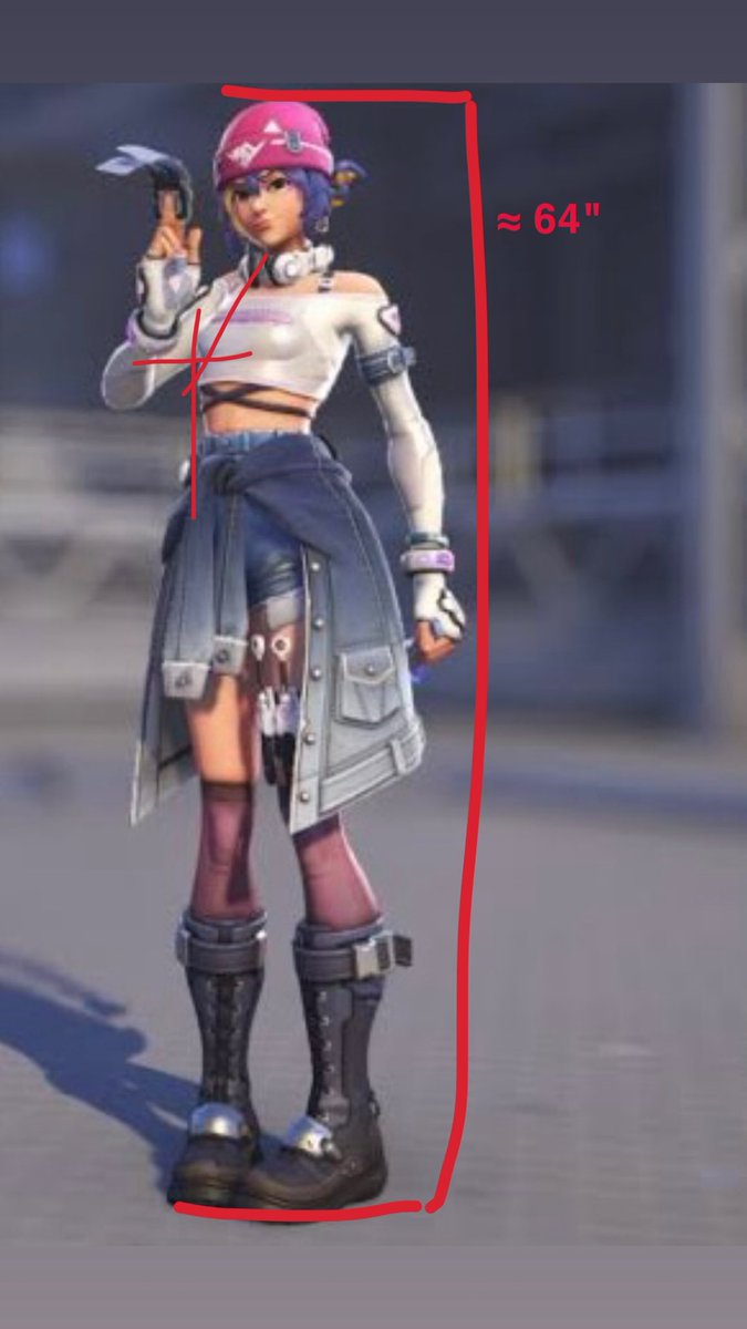 e1ectrocutie's tweet photo. to everyone calling kiri an A cup... she's roughly 64 inches tall. the difference from her band to bust would be about 2 inches- therefore making her a B cup. no shame in being an A cup, just proving kiriko isn't. she may even be a C cup but with her posture it's a harder to tell https://t.co/dJ3G3v12PK
