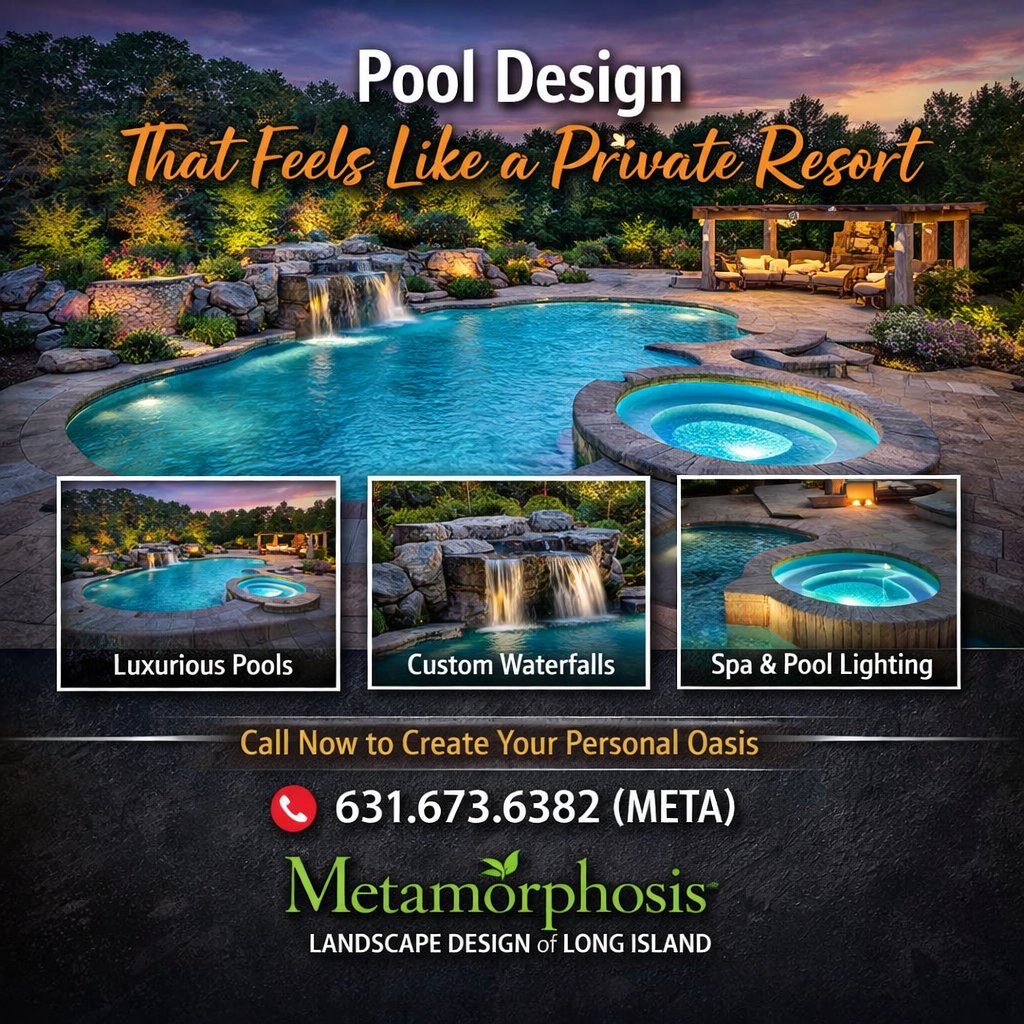MetaLandscape's tweet photo. ☀️ Your Dream Backyard Oasis Is Closer Than You Think

Imagine evenings on a beautifully lit patio, surrounded by lush plantings and the sound of a custom water feature. At Metamorphosis Landscape Design, we make Long Island backyards into five-star retreats. https://t.co/Hnu2xxzlJJ