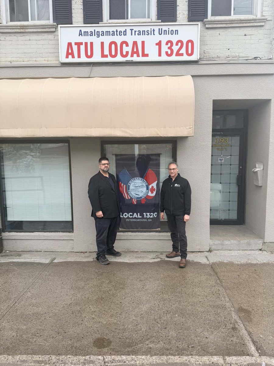 LairdLeod's tweet photo. ATU 1320 was visited by ATU H&amp;S Director Andrew Falotico. After a tour of our facilities and preparing with our JHSC members, Falotico joined our committee to discuss barriers and all manner of transit safety issues. We were thrilled to have his help today. @ATUComm @atu_canada https://t.co/JC32An1cVr