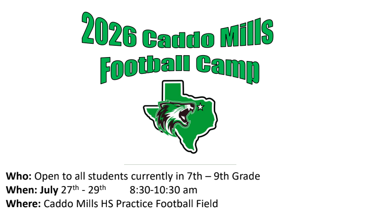 CMMSFoxes's tweet photo. Football Camp for all Incoming 7th, 8th and 9th graders. A great opportunity to get a head start on your football season. https://t.co/e9KmPUol25