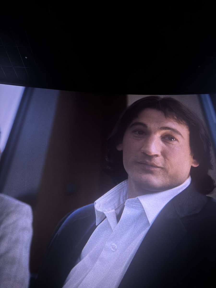 Busted out laughing in the theater at this look from an unexpected appearance of Miles Teller in the Michael movie