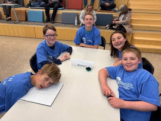 ApWestview's tweet photo. Great effort by our Wildcats at the District Geography Bee! We may not have brought home hardware this time, but our students represented Westview with pride and had fun along the way. #StVrainAdvantage @Westview_svvsd @buchlerstvrain @svvsdsupt https://t.co/PX3250EKsY