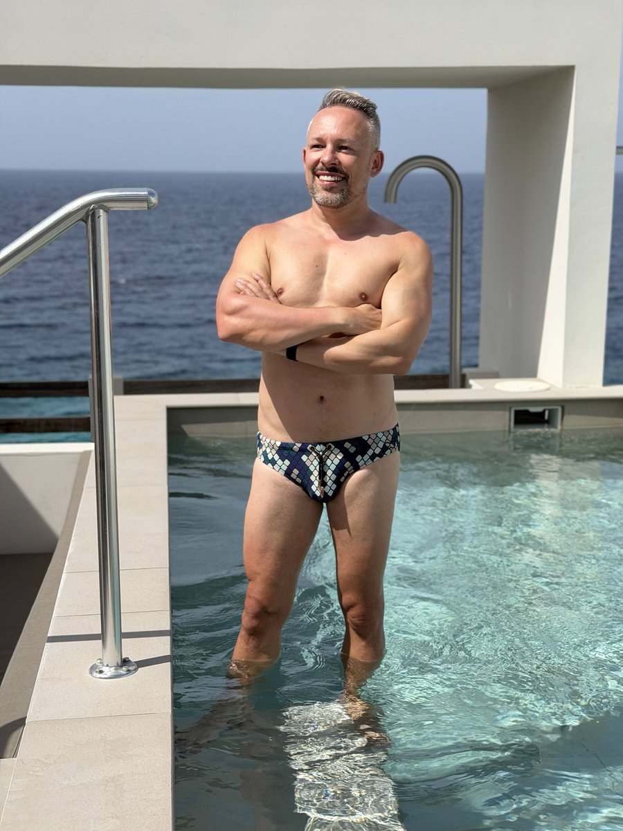 JoshRimer's tweet photo. I found a few more that I haven’t shown yet! 😄🩲

With having my own private pool I didn’t actually need to bring any, but the rest of the property isn't clothing-optional so here's what I had to choose from. 😜

Which is your favourite out of this bunch? 👀 https://t.co/HwDQac29Ds