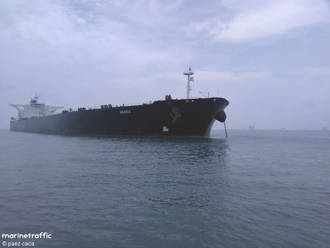 MarioNawfal's tweet photo. 🇺🇸🇮🇷 CENTCOM disabled an Iranian oil tanker by shooting out its rudder with a Super Hornet's cannon...

The motor tanker Hasna attempted to breach the blockade en route to an Iranian port. 

After repeated warnings, a U.S. Navy F/A-18E/F Super Hornet launched from the USS Abraham Lincoln and used its 20mm gun to disable the ship's rudder.

This is a precise demonstration of capability and intent. 

The U.S. didn't sink the tanker. Didn't kill the crew. Didn't damage the cargo. 

They surgically disabled the steering with a fighter jet's cannon.

The vessel is now adrift, intact, with everyone aboard alive. 

A perfect tactical solution that maximizes the message and minimizes the casualties.

Source: U.S. Central Command, @sentdefender