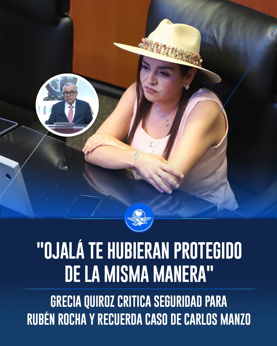 Grecia Quiroz criticó que Rubén Rocha cuente con protección "por recomendación" tras separarse del cargo

eluniversal.com.mx/nacion/ojala-t…