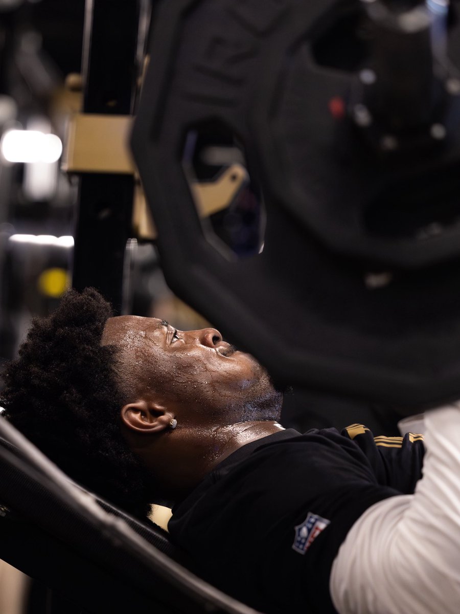 Saints's tweet photo. Wednesday work 🗣️

#Saints | @PeoplesHealth https://t.co/mBkGS0ZlEK