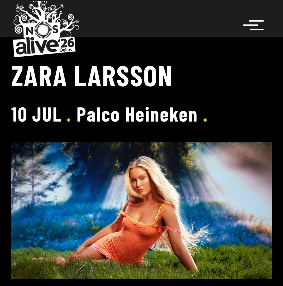 super iconico a zara vir a portugal exatamente 10 anos depois de portugal ganhar o euro em que a música dela ficou na cabeça de todos os tugas naquela final, petition para a zara cantar “this ones for you” no concerto