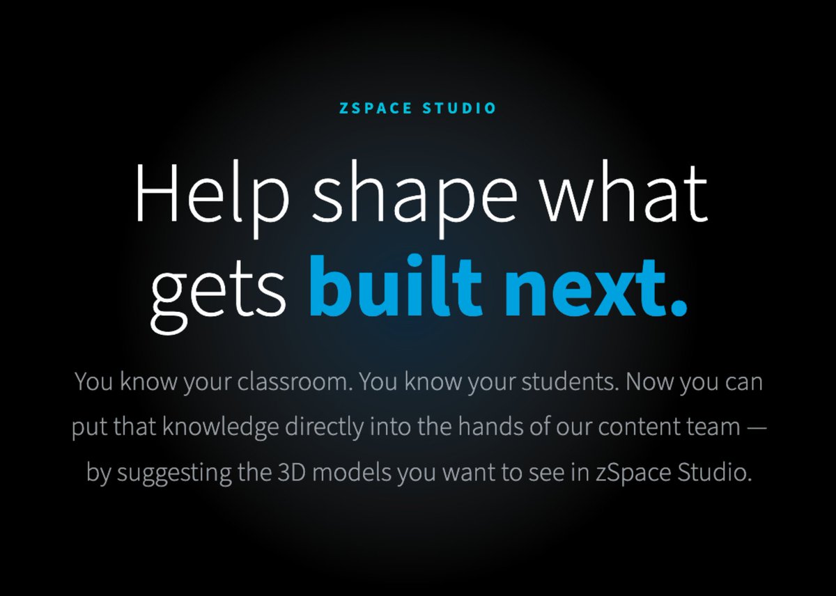 zSpace tweet media
