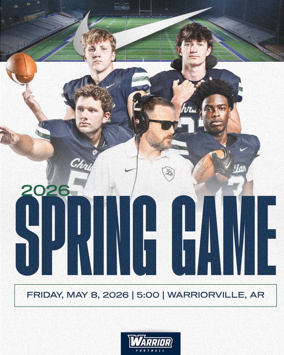 Little Rock Christian Academy Football tweet media