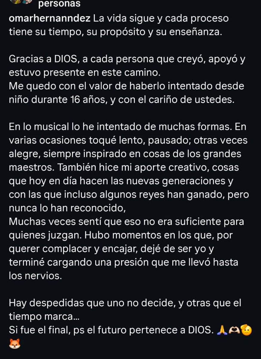 HenryMto29's tweet photo. Después de 16 años de hacer el intento en busca de la corona, se despide Omar "El Zorro" Hernandez del festival vallenato. Fue un gran contendor 👏🏻 de los buenos. https://t.co/hq7GvhxhK3