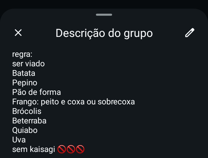 nao tanko as regras desse grupo KKKKKK nao faz sentido NENHUM