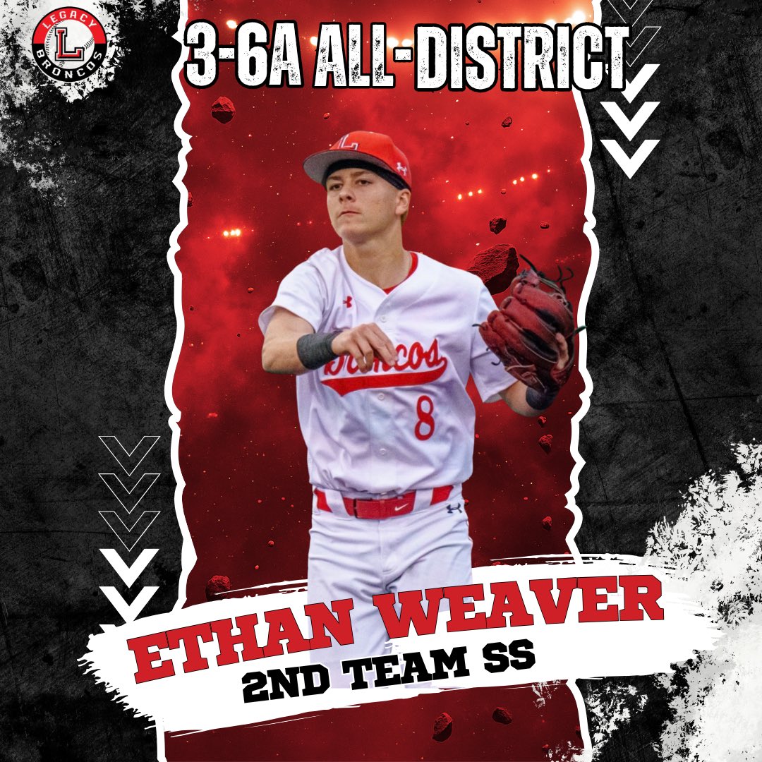 legacybaseball9's tweet photo. The Baby Faced Assassin, Ethan Weaver, had a great first year on varsity picking up 2nd Team All District recognition as a sophomore https://t.co/cWeEdTFSs4