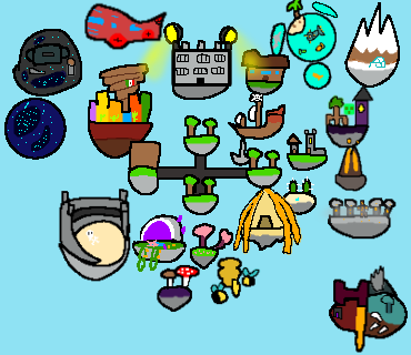 juanamer994865's tweet photo. #MinecraftMania #Bobicarft #Minicraft aquí tengo un boceto de un mundo survival en los cielos que quiero hacer para unos amigos y esto es lo que tengo de momento pero si quieren pueden darme ideas para nuevas islas https://t.co/XMs0lf71Ta