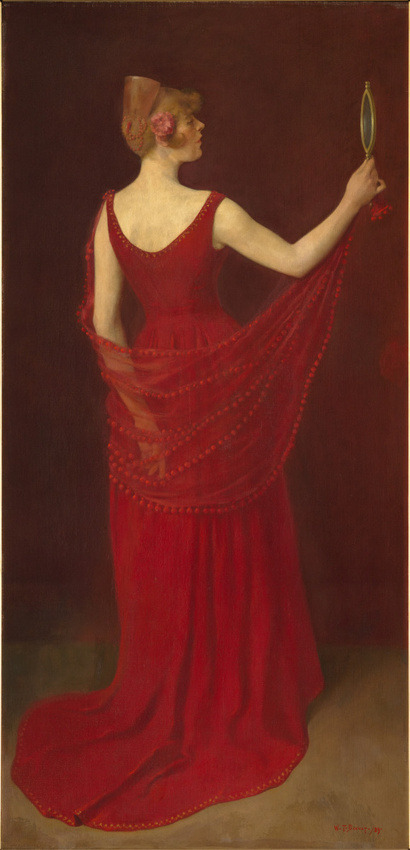 IsabelVasques7's tweet photo. 🎨William Turner Dannat (1853–1929)"La Dame en rouge" https://t.co/SUbZZBkCRO