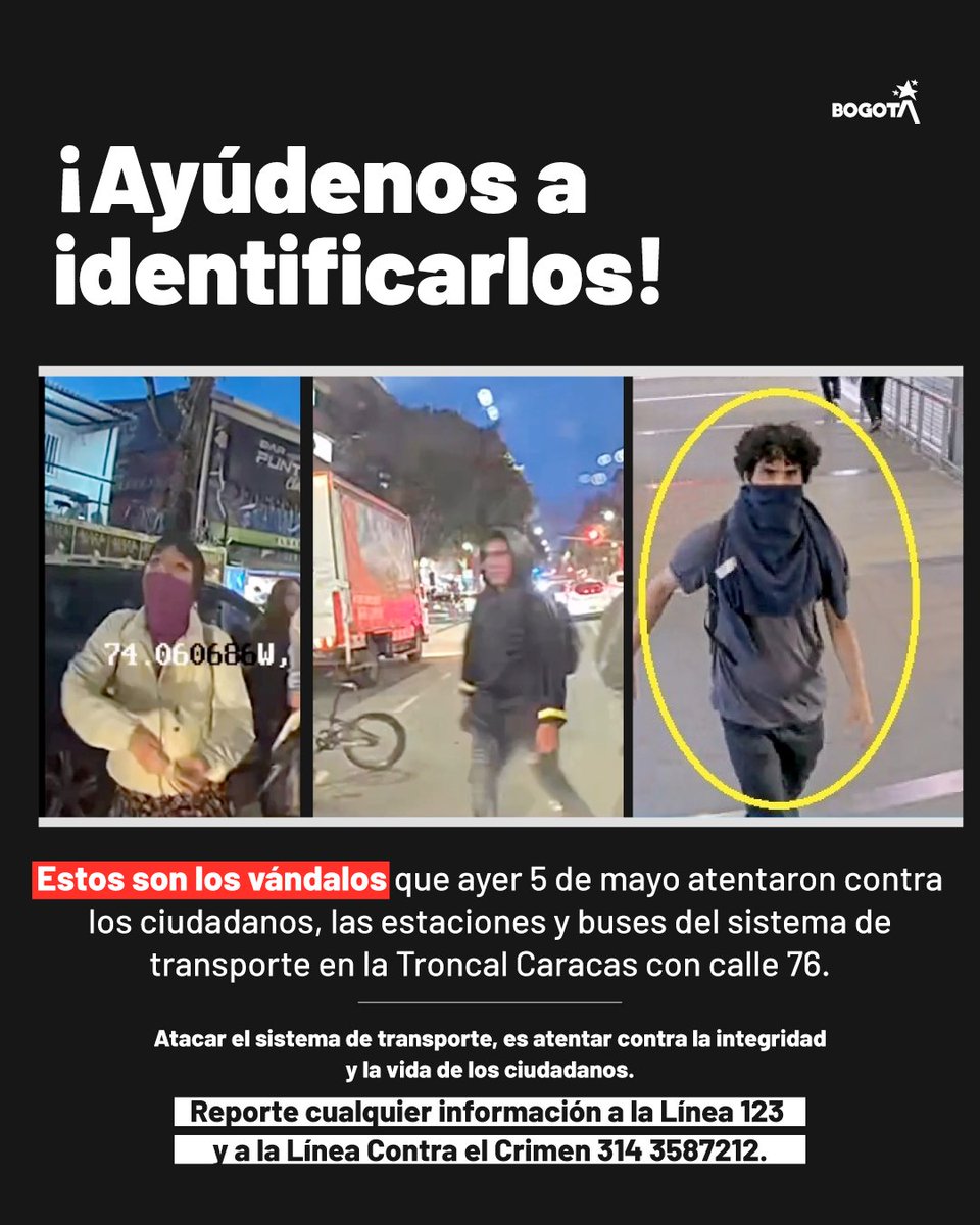 Secretaría de Seguridad BOG tweet media