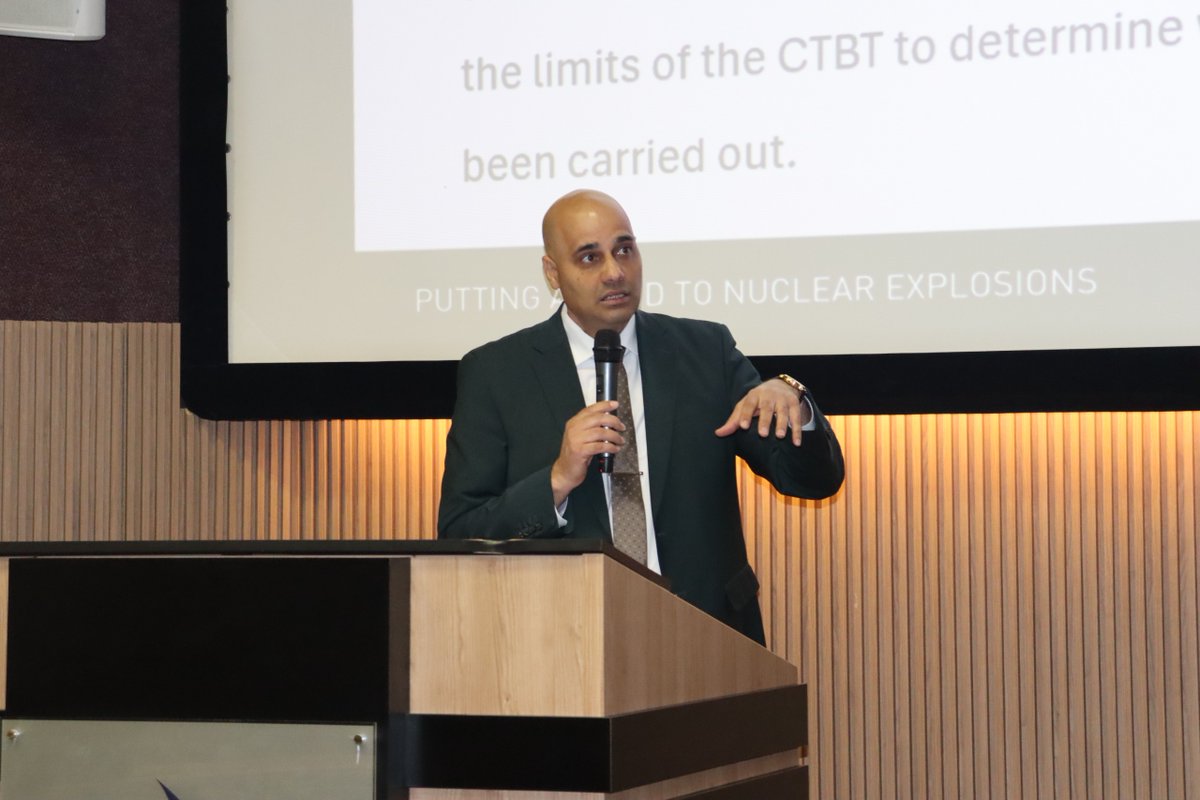 MIMEnamibia's tweet photo. Today, 6 May 2026, the Ministry of Industries, Mines and Energy hosted an information-sharing session in collaboration with the Comprehensive Nuclear-Test-Ban Treaty Organization (@CTBTO) on the upcoming Integrated Field Exercise 2026 (IFE26) in its auditorium.

The session brought together staff members to enhance understanding of Namibia’s role in hosting one of the most significant international exercises in nuclear non-proliferation. The presentations highlighted the importance of the Comprehensive Nuclear-Test-Ban Treaty (CTBT), which prohibits nuclear explosions globally. Namibia signed the treaty in 1996 and ratified it in 2001, reaffirming its commitment to global peace and security.

The IFE26 exercise is scheduled to take place from 5 October to 20 November 2026 in the Erongo Region, specifically in the coastal towns of Swakopmund and Walvis Bay.

Notably, this will be the first time the Integrated Field Exercise is held in Africa, following previous exercises in Kazakhstan in 2008 and Jordan in 2014.

The exercise is a large-scale simulation designed to test inspection methodologies, operational readiness, and technical capabilities under the CTBT verification regime, including systems such as the International Monitoring System and on-site inspections.

The engagement marks a key milestone in Namibia’s preparations, reinforcing the country’s commitment to international cooperation, nuclear non-proliferation, and global peace and security.

#MIME