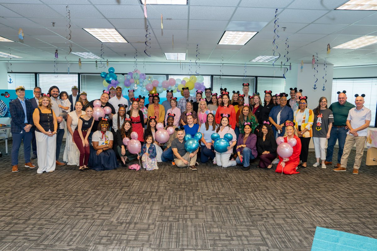 celanese's tweet photo. Our Dallas site recently hosted a wish‑granting celebration in support of @MakeAWishNT, helping bring a very special wish to life for a 7‑year‑old heading off on a Disney cruise! 🛳️🏰

From Disney ears and captain hats to sweet treats like a fondue station, popcorn and fruit skewers, our employees fully embraced the magic of the moment—creating an unforgettable experience filled with joy, smiles and heart. 💙

@MakeAWish's mission is to create life‑changing wishes for children with critical illnesses, and we’re proud to support an organization that brings hope, strength and happiness to families when they need it most.

Thank you to our Dallas employees for pulling together an incredible event and showing what it truly means to give back. 👏 This is Celanese at its best—bringing compassion to life, one wish at a time.

#ChemistryOfUS #CelaneseCares #MakeAWish