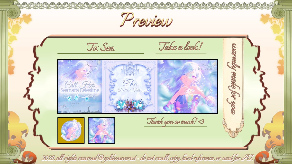 seansouls's tweet photo. ꒰ঌ ໒꒱ #CollectionFromSEA
——— @goldweaverest 𐙚
Another elegant layout from Kak Glea :3 suka banget sama layout-layout buatan kak Glea yang super cantik ini <3 copalnya juga selalu sesuai sekali hihi 🩵 https://t.co/JEWHntysFV