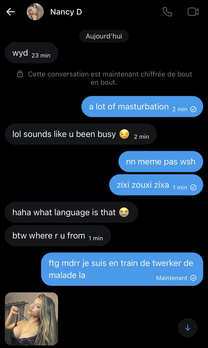khazix93's tweet photo. bah we les frr le zixi a toutes les femelles à ses pieds et venez meme pas parler de bot ou quoique ce soit
je suis musulman avant tout 🙏🇦🇲
#zixi #femelle #reproduction #maximebiaggi https://t.co/EO096LhsZW