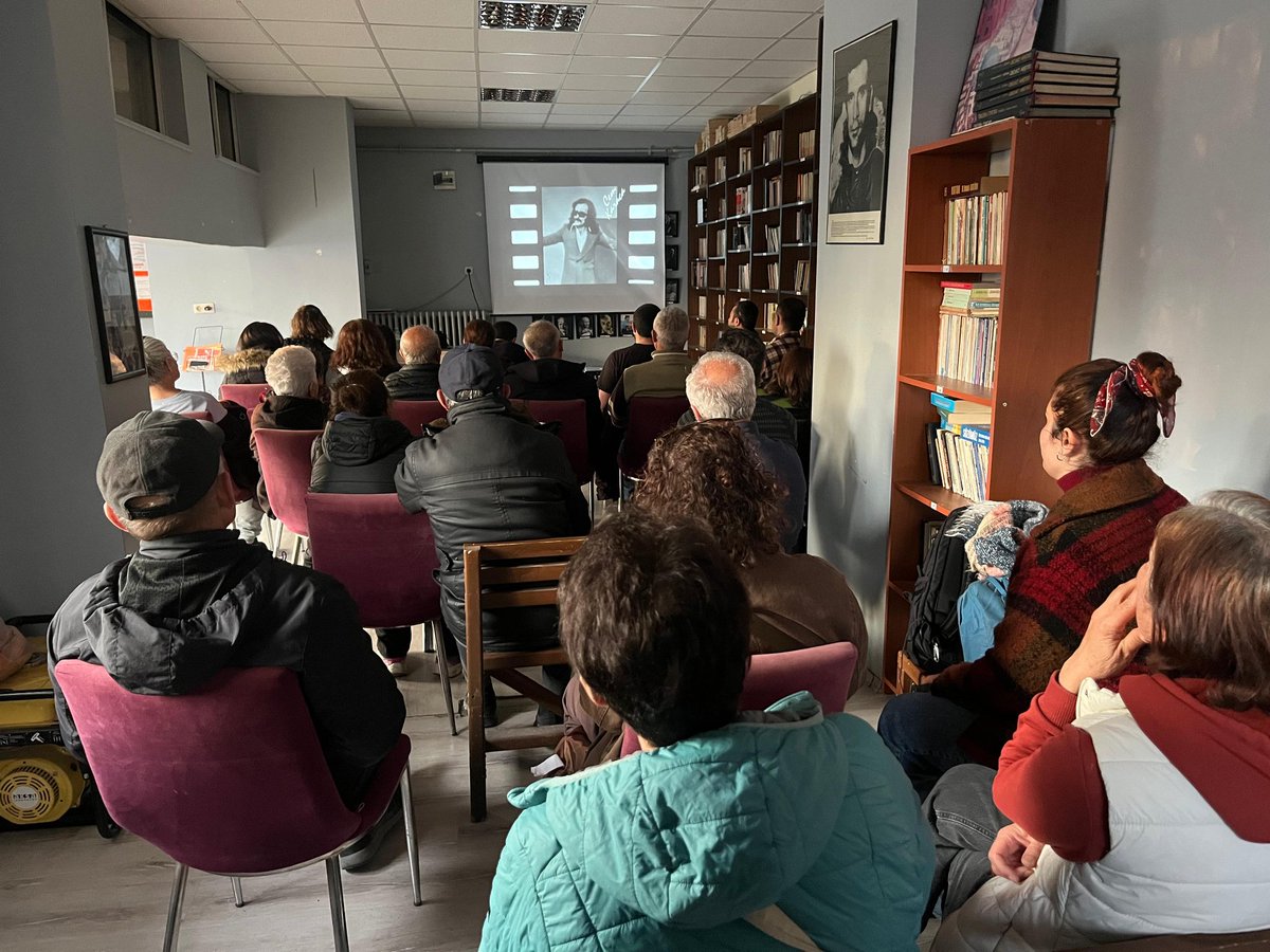 HEDikmen's tweet photo. Bugün Dikmen'de 21. Uluslararası İşçi Filmleri Festivali (@iscifilmfest ) kapsamında "Anadolu'nun Türküsü" belgesel gösteriminde buluştuk. 🎥

Festivalimiz 10 Mayıs'a kadar Ankara, İzmir ve İstanbul'da gösterimlere devam edecektir.

Başka etkinliklerde görüşmek üzere. https://t.co/6vH0tHZG8G