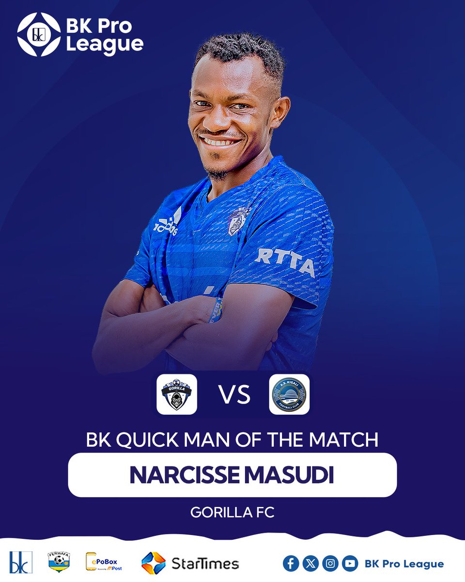Bk Quick Rwanda Gorilla FC attacking midfielder Narcisse Masudi fires home the decisive ...
