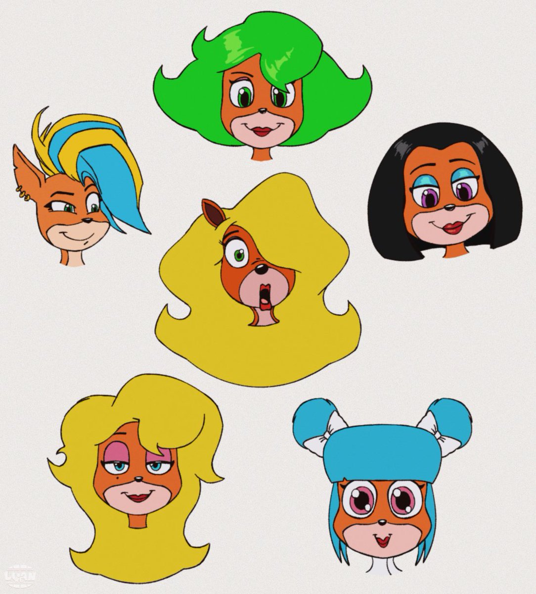 LuanAnd56110718's tweet photo. Tawna, Tawna and Trophy girls (Liz, Megumi, Ami and Isabella)

REMAKE

#brart #NitroSquad #Trophygirls #Tawna #Tawnabandicoot #CTR #Crash #Crashbandicoot #crashitsabouttime #crash4 https://t.co/zSbO2ZPTyf