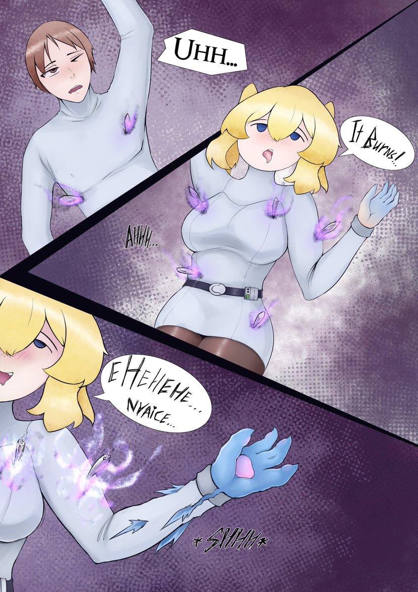 Shrasik's tweet photo. SW x MGE parody commission comic
Mamono now in space...
Part 1/3
Part 2 and 3 already on patreon, public release soon

#魔物娘図鑑二次 #魔物娘図鑑 #transformation #manticore https://t.co/wM0J15VF6K