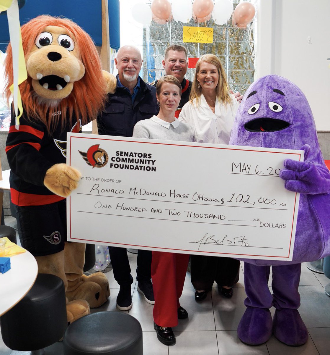 Senators Foundation tweet media