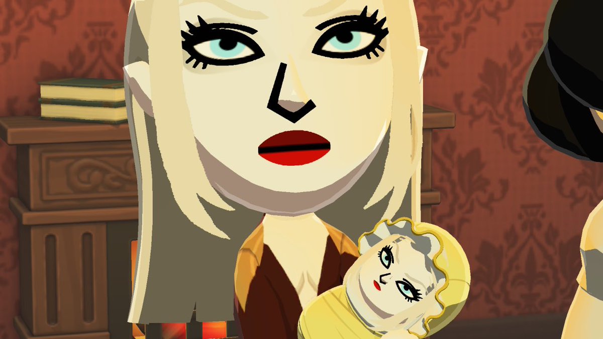 neyrangist's tweet photo. guys lady dimitrescu and carmilla had a Baby https://t.co/qOUZXRdOgy