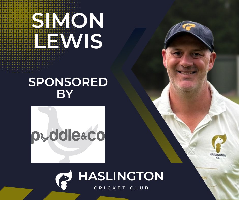 HaslingtonCC's tweet photo. We are delighted to announce that Simon Lewis is sponsored by Puddle and Co

Puddle and Co lovingly embroiders a range of gifts for family, friends and loved ones. They also supply work and event wear and are our leisurewear provider

Visit them at: https://t.co/SInpNalOAX https://t.co/jqEaNn3Ry4