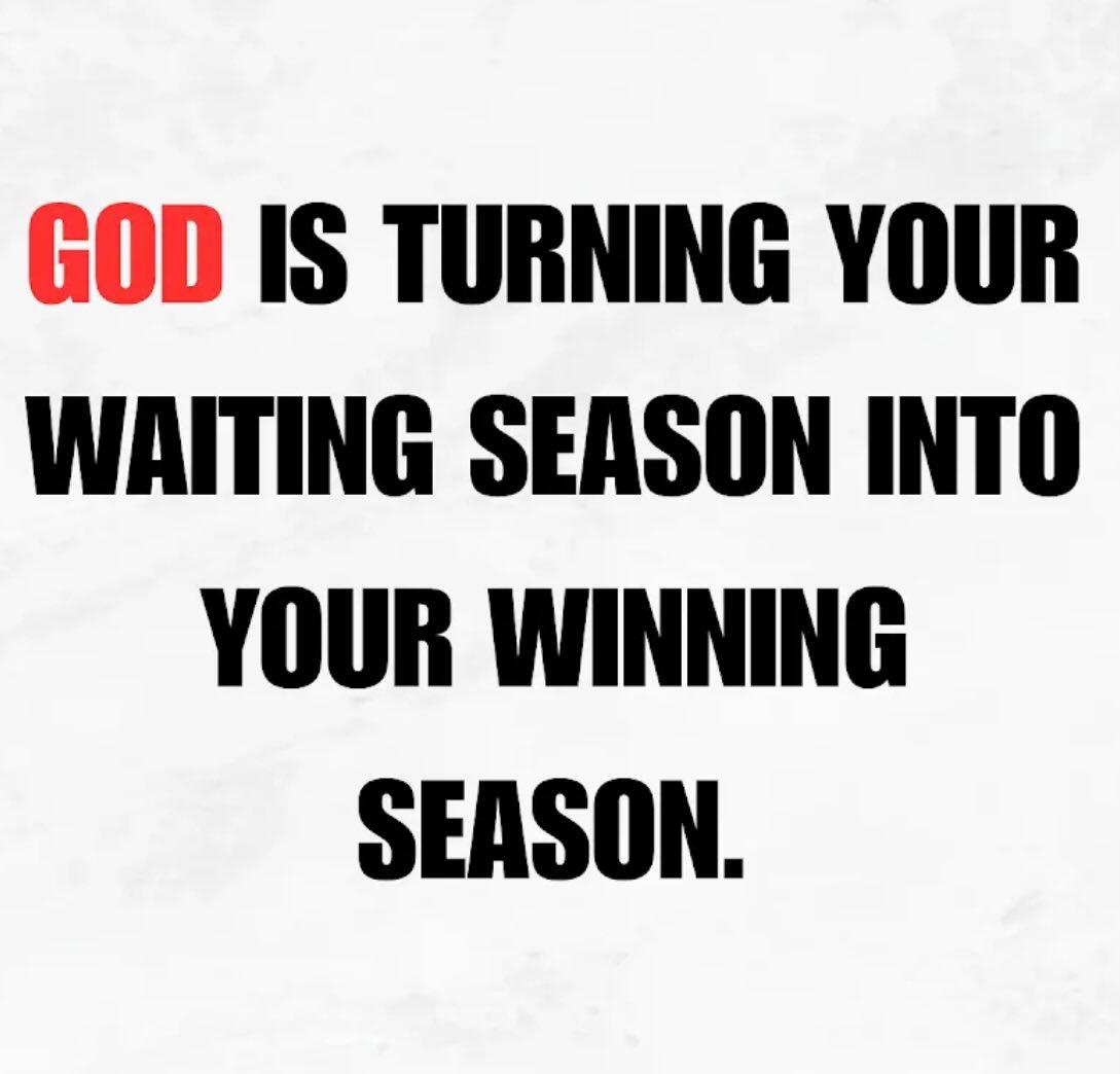 Trust God.