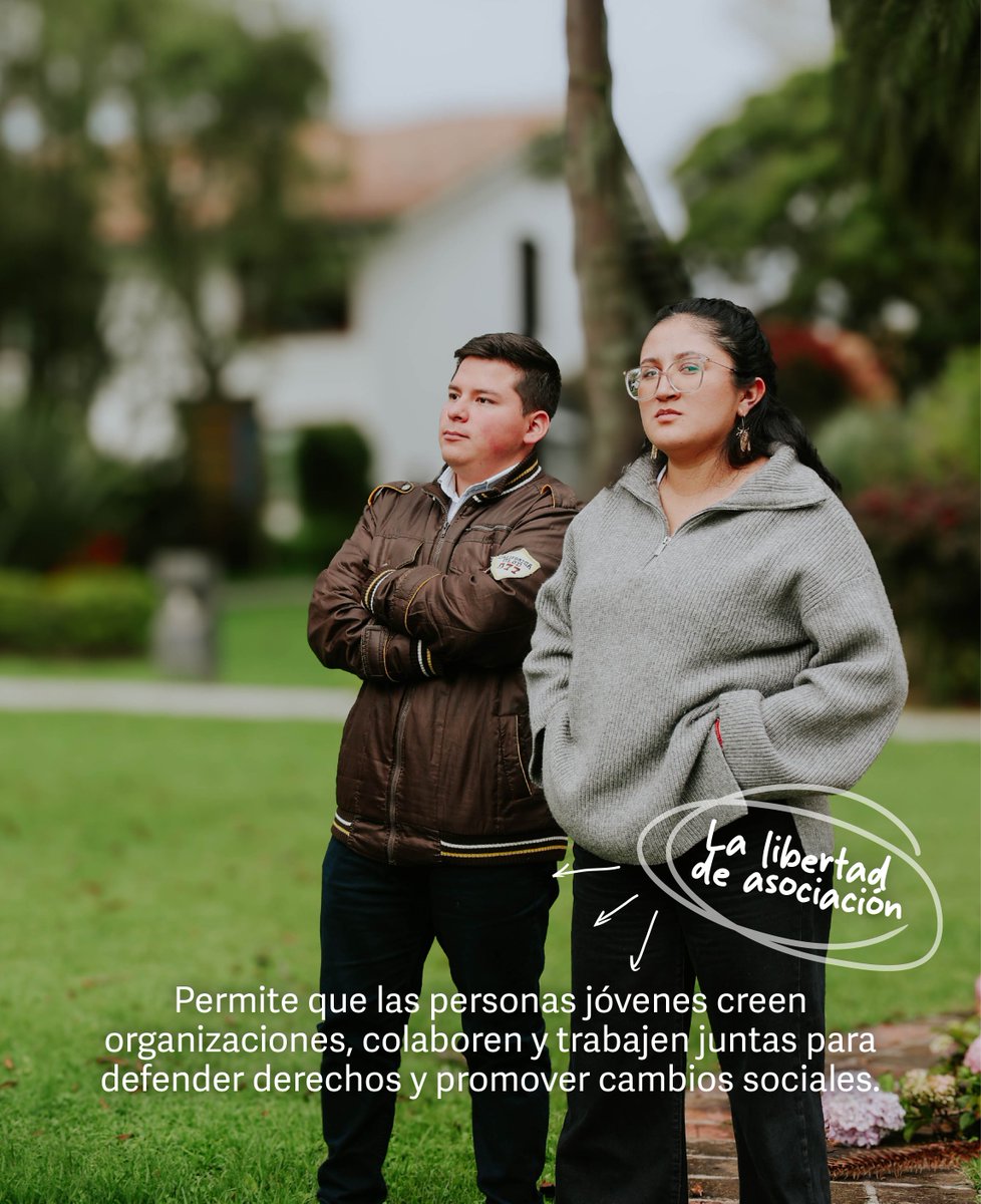 PeopleInNeedLA's tweet photo. La libertad de asociación permite a las juventudes organizarse, defender derechos, impulsar iniciativas comunitarias y participar activamente en la vida pública. Protegerla es fortalecer la democracia y las libertades. #WYDEFreedoms https://t.co/e6mbB6Kff4